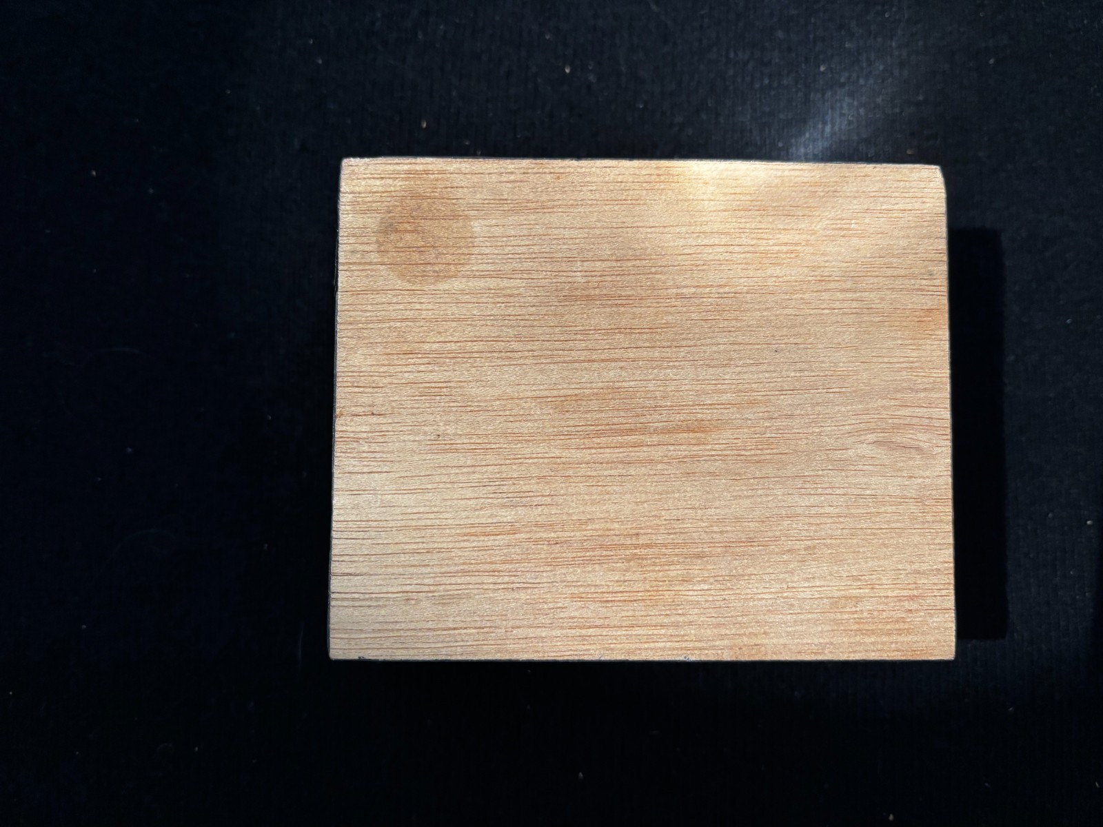 Vintage 5" Inlaid Mosaic Wood Box Marquetry Trinket Box with Geometric Pattern