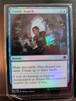 Frantic Search Foil 51 DMR MTG SealedinSleeve