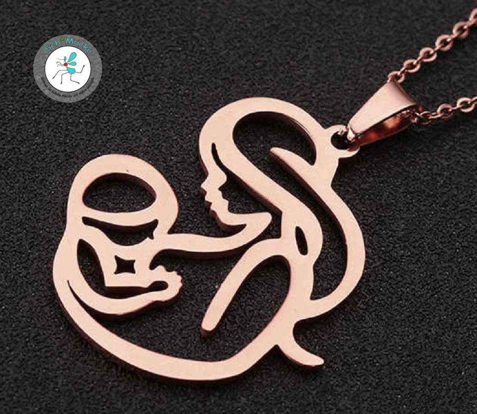 Anhänger Mutter Baby Kind Liebe Mutterschaft Amulett Glücksbringer Geschenkidee - Bild 1 von 4