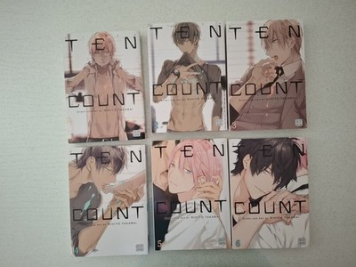 Manga Ten Count Bundle Vol 1-6 English Volumes BL Sublime