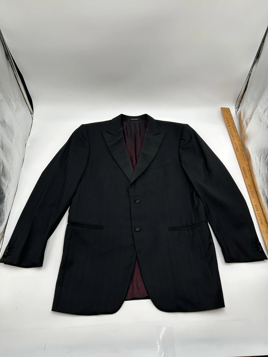 Ermenegildo Zegna Three-Button Black Suits & Blazers for Men for