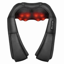 Neck Massager with Heat, Shiatsu Massager Deep Tissue 3D Kneading Home Office