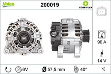 Alternateur pour CITROEN BERLINGO, BERLINGO MULTISPACE, BERLINGO/MINIVAN, C4