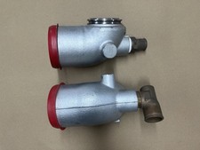 2 X Genuine Yanmar Exhaust Elbow Mixer Originally For Yanmar 6LPA-STP2 315 HP