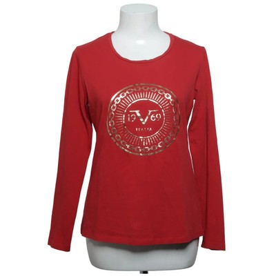 19V69-Italia, Langarmshirt, Größe: M, model: serena - 034, Rot #KD5