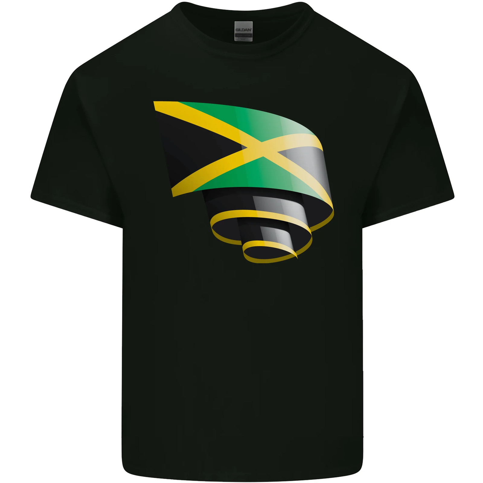 Camiseta De Algodón Para Hombre Del Día De Jamaica Con La Bandera De Jamaica
