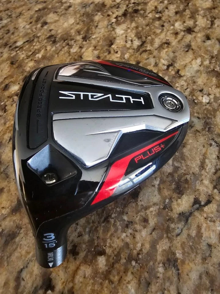 New LH TaylorMade Stealth Plus+ 15° 3W Fairway Wood with Titanium Face Head Only - Image 2 of 4