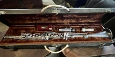 Penzel Mueller And Co. Sliver Plated Military Clarinet- Early 20th Century 