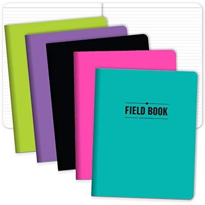 Company Field Notebook/journal 8''x10'' Assorted Colors Lined Pack