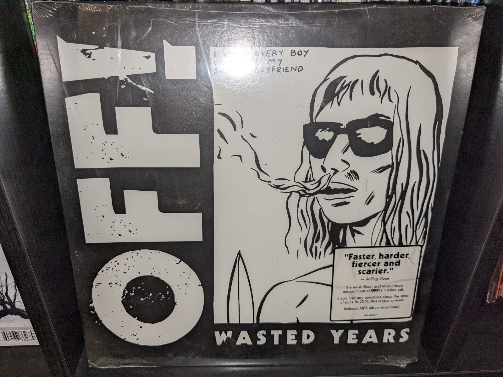 Off! - ПОТРАЧЕННЫЕ ВПУСТУЮ ГОДЫ - Виниловая пластинка - НОВАЯ И ЗАПЕЧАТАННАЯ!!