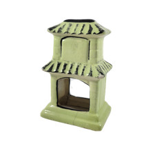 Miniature Ceramic Pagoda 4 Inches Fairy Garden Accessories