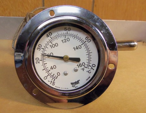 Marshall Town - Capillary Tube & Bulb Indicating Thermometer Gage - P/N: 55632 - Picture 5 of 11