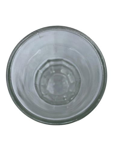 VTG 2 Small Clear Cups made of Pressed Glass Formed with Base - Picture 3 of 14