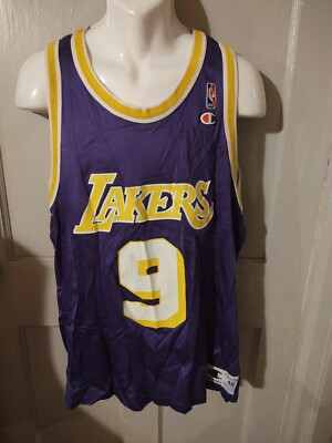 ウェア LAKERS VAN EXEL Men's Nick Van Exel Purple Los Angeles Lakers 1996/97
