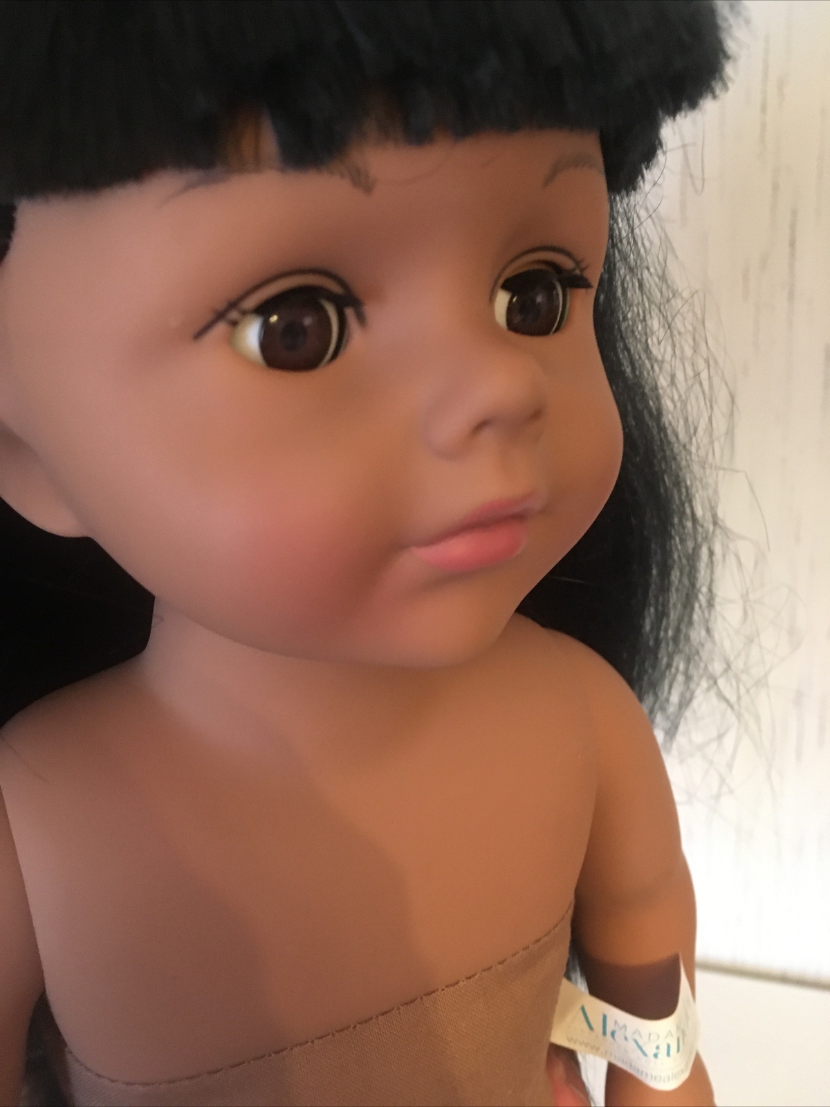 Madame Alexander 18 Inch Doll Hispanic Black Hair With Bangs