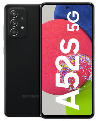 Samsung A528B Galaxy A52s 5G 128GB Android Handy Smartphone 6,5'' AMOLED schwarz