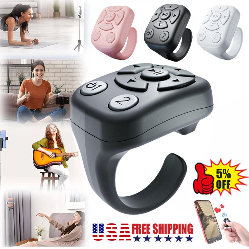 Fingertip Wireless Bluetooth Remote Control Turner Scrolling Remote Control Page