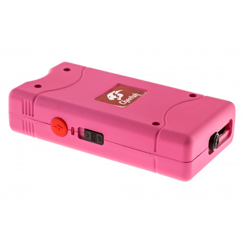 cheetah predator rechargeable stun gun flashlight pink POLICE for Self Defense 628 – High Voltage Mini with LED & Siren Alarm – Compact & Heavy Duty – Personal Security for Women – : Sports & Outdoors Cheetah Stun Gun with Flashlight