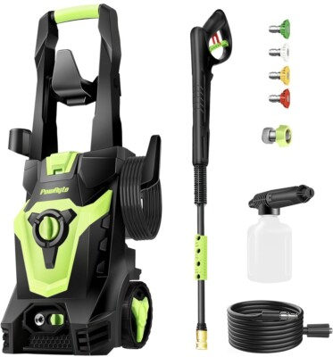 #ad #ad Powryte Electric Pressure Washer 4 Pressure Tips Power Washer 3800 PSI $99.95