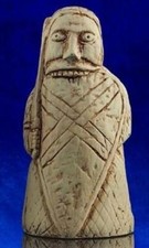 RARE Berserker, Isle of Lewis Chessmen, Chess Piece