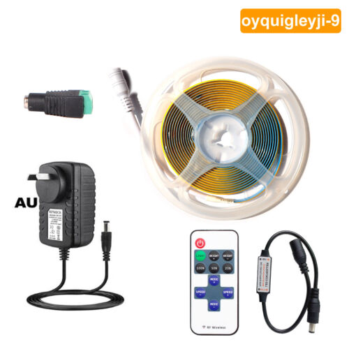 0.5m-10m COB Led Strip Flexible Tape Light RF11key Remote Dimmable Full Kit - Picture 4 of 24