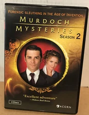 🌎 MURDOCH MYSTERIES: SEASON TWO,DVD,Open Box ‼️