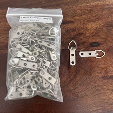 Triangle D Ring Strap Hangers, 2 Hole Medium, 100 No Screws 
