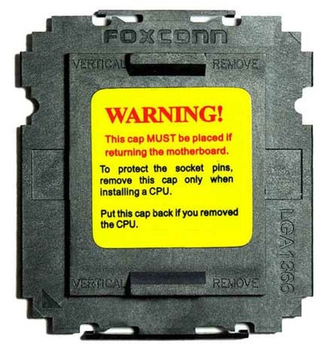 Intel LGA1366 CPU Prise Housse Protection OEM Foxconn - Photo 1 sur 2