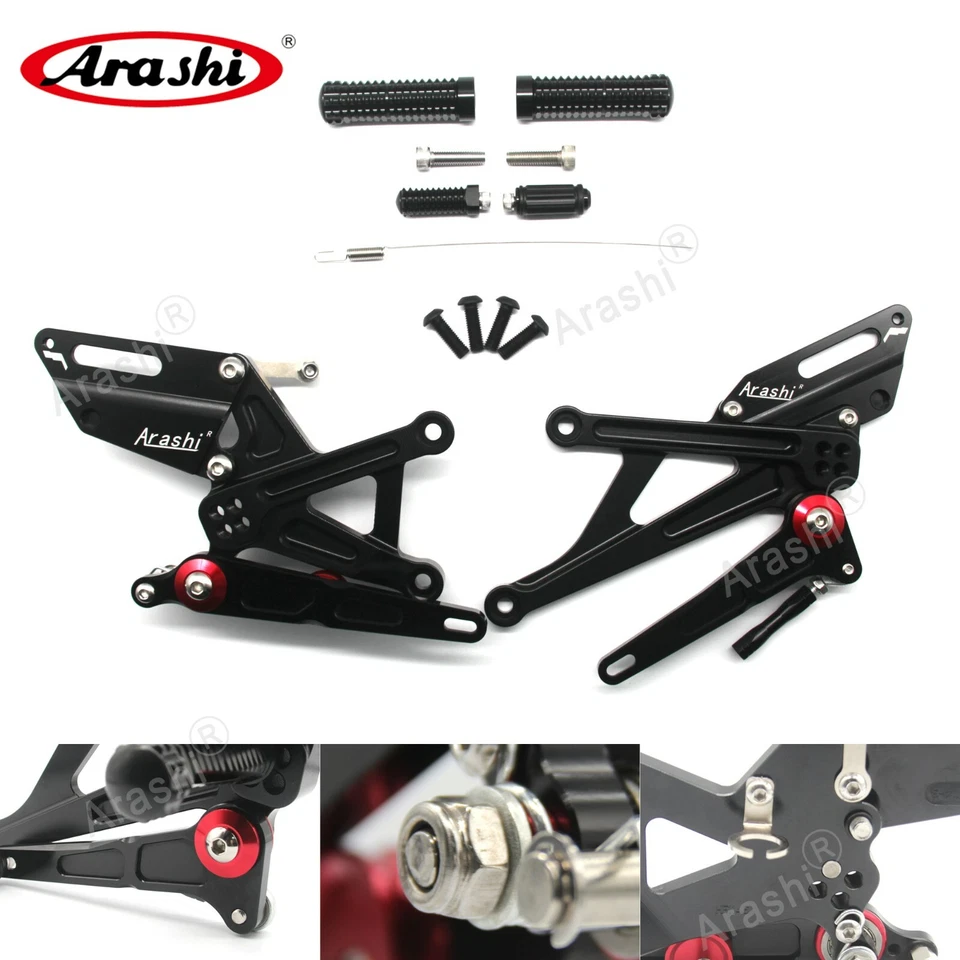 Reposapiés Estribos Estribos para Kawasaki Ninja H2 H2R 2015-2021 Modelo No-SX /SE Foto 2 de 4