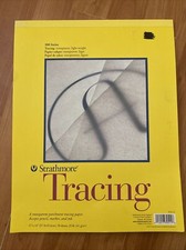 Strathmore 300 Series Tracing Paper Pad, Tape Bound, 11x14 inches, 50 Sheets Art