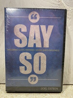 JOEL OSTEEN SAY SO ~ DECLARING GOD'S PROMISES DVD/CD SERIES - New Sealed Set