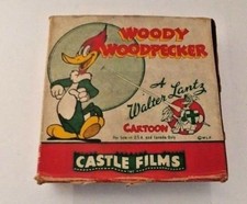 Castle Films Woody Woodpecker Film reel Box only no film