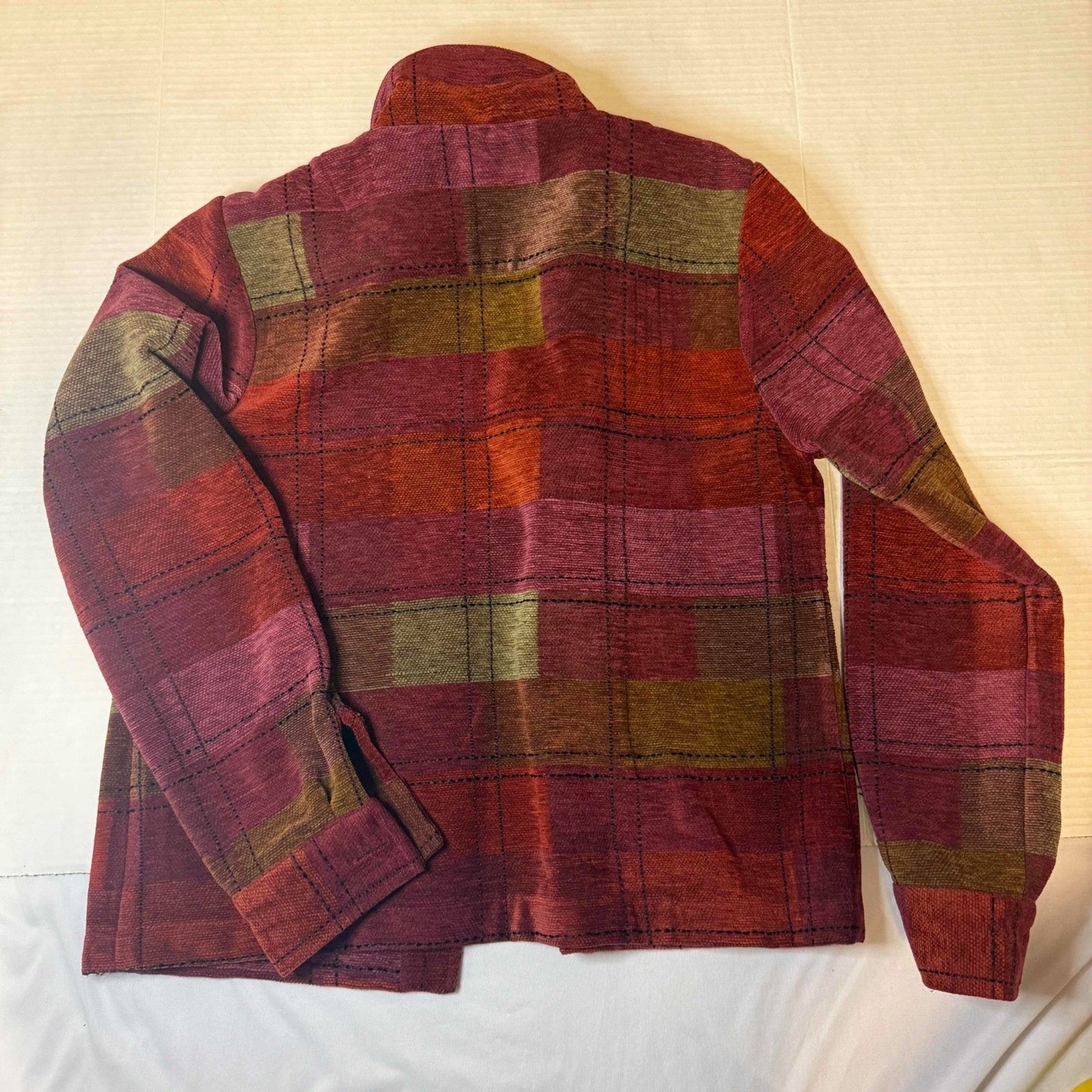 Vintage Christopher & Banks Patchwork Jacket Card… - image 2