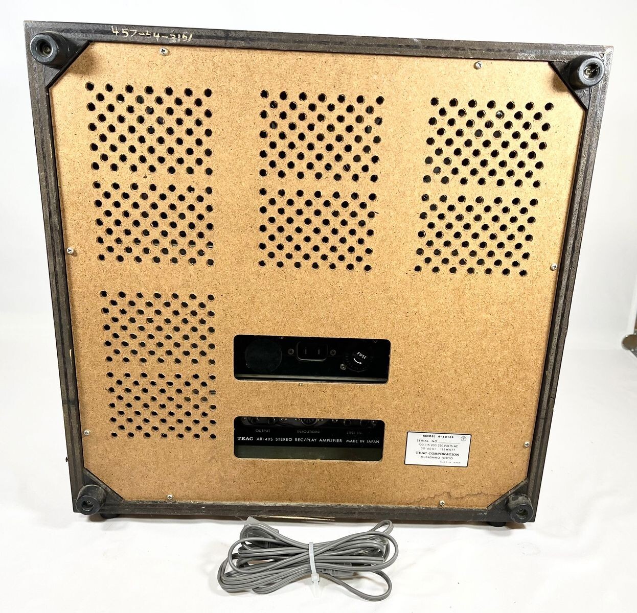 Vintage TEAC A4010S Reel To Reel Tape Deck PARTS REPAIR As Is Powers