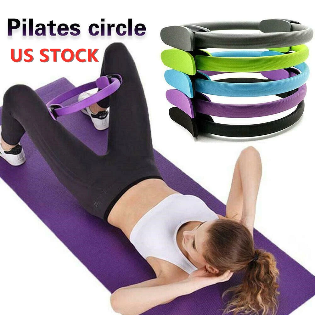 Dual Grip Pilates Ring Body Sport Fitness Magic Circle Weight Exercise Yoga  Kit