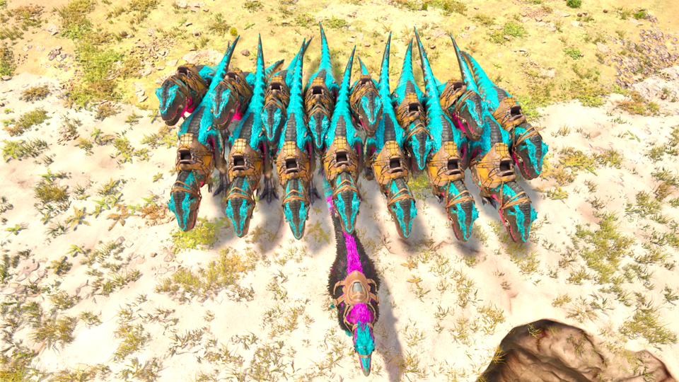ARK Survival Ascended - Rex Galaxy Top Stats PvE: 36.5k HP E 1301m Danni - Uovo Per PC/XBOX/PS5 (ASA) - Foto 3