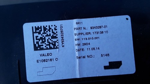 2014-2019 MINI COOPER F56 A/C AIR CONDITIONER TEMPERATURE COMPUTER MODULE OEM - Picture 5 of 5