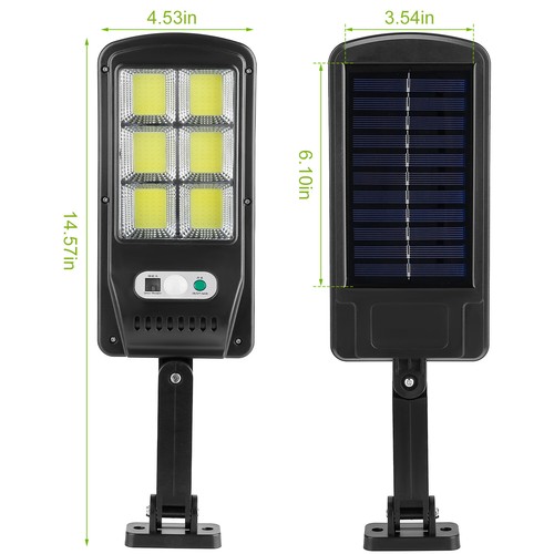 Commercial Dusk to Dawn Solar Power Street Light IP65 Road Lamp Motion Sensor - Picture 41 of 79