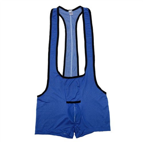 Body para hombre Lucha Libre Mono Boxers Ropa Interior Leotardo Fitness Deporte - Imagen 12 de 46