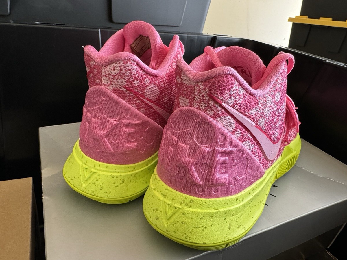NIKE KYRIE 5 SBSP SPONGEBOB PATRICK MEN'S CJ6951 600 SIZE 9 BRAND