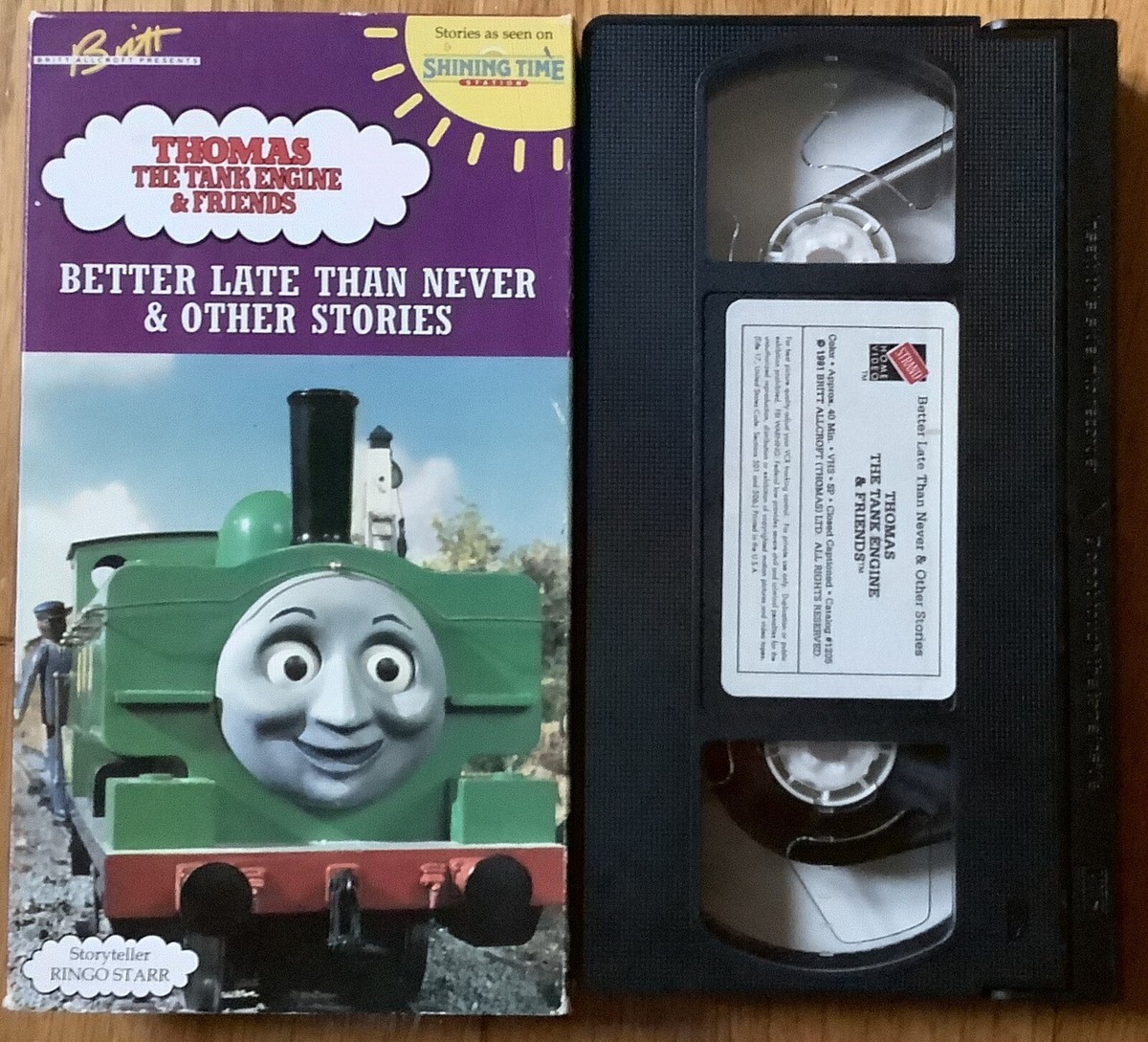 フレッシュリーダーティー　VHS Thomas Tank Engine & Friends • Better Late Than Never • VHS
