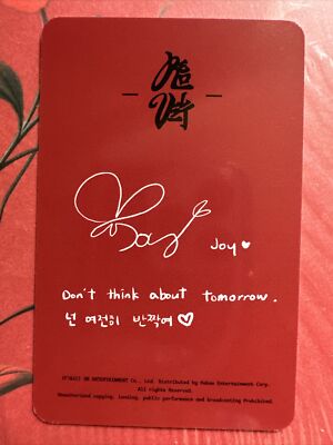 RED VELVET - CHILL KILL (3RD ALBUM) OFFICIAL JOY PHOTOCARD | RV PC