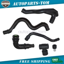 PCV Crankcase Vent Valve & Breather hose kit fit Audi A4 Quattro VW Passat 6x