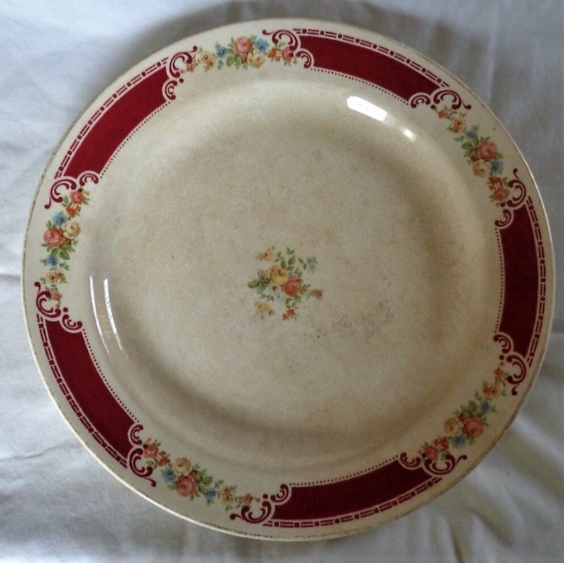 Homer Laughlin "Majestic" 13" Serving Plate or Platter AS-IS
