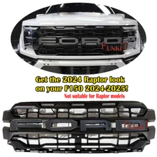 2024 F150 Raptor Look Grille For 2024 2025 Ford F150 Lariat King Ranch Platinum