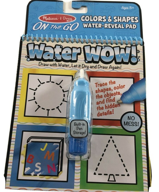Melissa & Doug Water WOW Splash Cards Shapes Numbers Colors 5237 for sale online | eBay