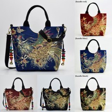 Borse A Spalla Da Donna Borse Tote Travelling Etno Con Paillettes Ricamate