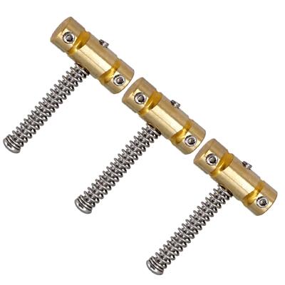 3-teiliges Gitarrenstegsättel Messing-Set, E-Gitarrenteile