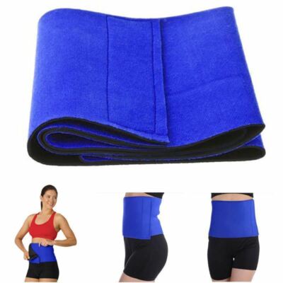 Unisex Neopren Abnehmen Taillengürtel Schweiß Fett Cellulite Sauna Wickel Bauchverbrenner