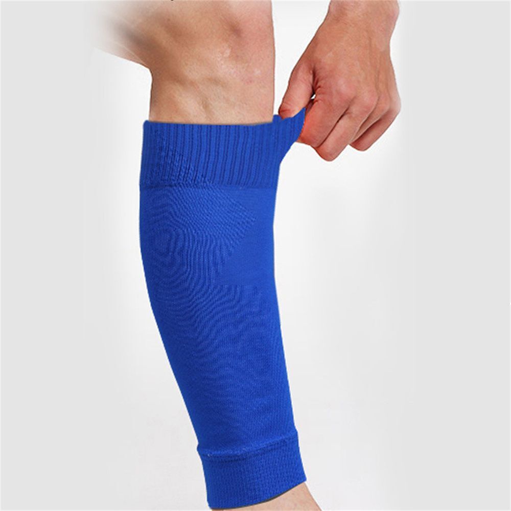 Men's Leg Warmers Football Socks Adult Shin Guard Calf Socks Leg Brace